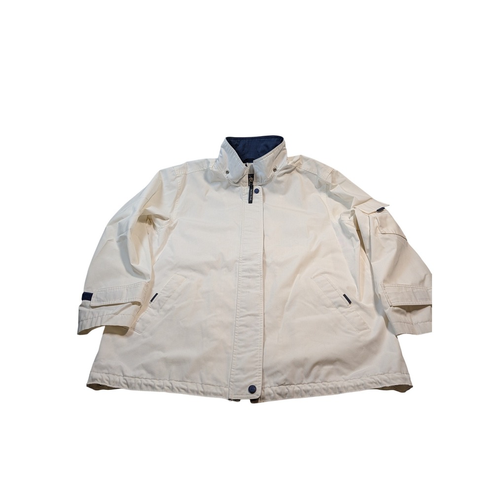 Pacific Trail Ladies Jacket L White Utility Full Zip Coat 031212